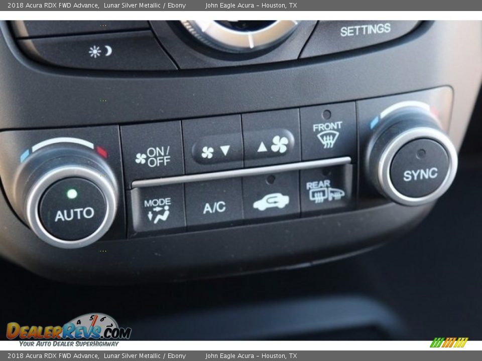 2018 Acura RDX FWD Advance Lunar Silver Metallic / Ebony Photo #32