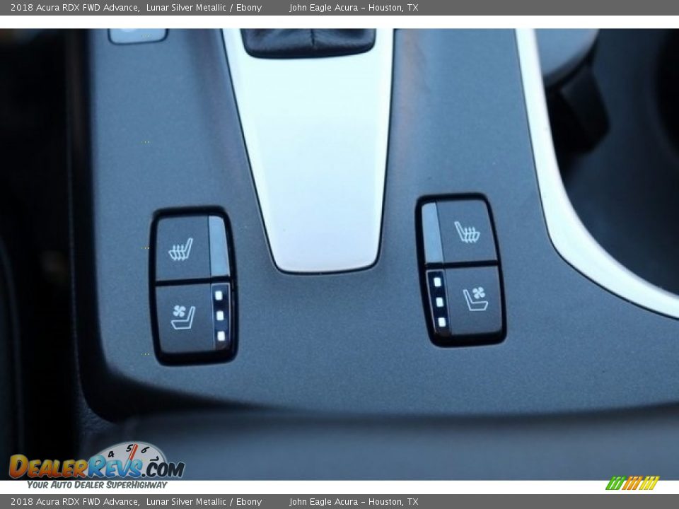 2018 Acura RDX FWD Advance Lunar Silver Metallic / Ebony Photo #34