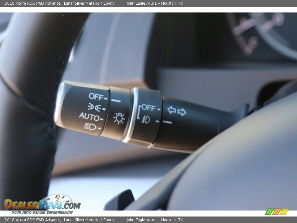 2018 Acura RDX FWD Advance Lunar Silver Metallic / Ebony Photo #35