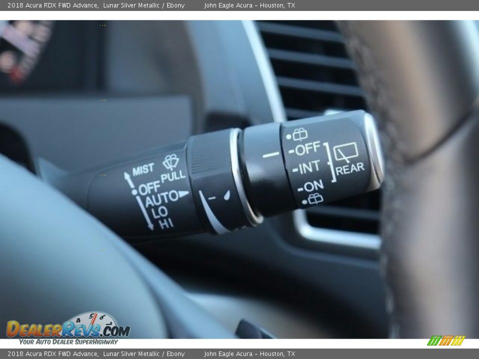 2018 Acura RDX FWD Advance Lunar Silver Metallic / Ebony Photo #36