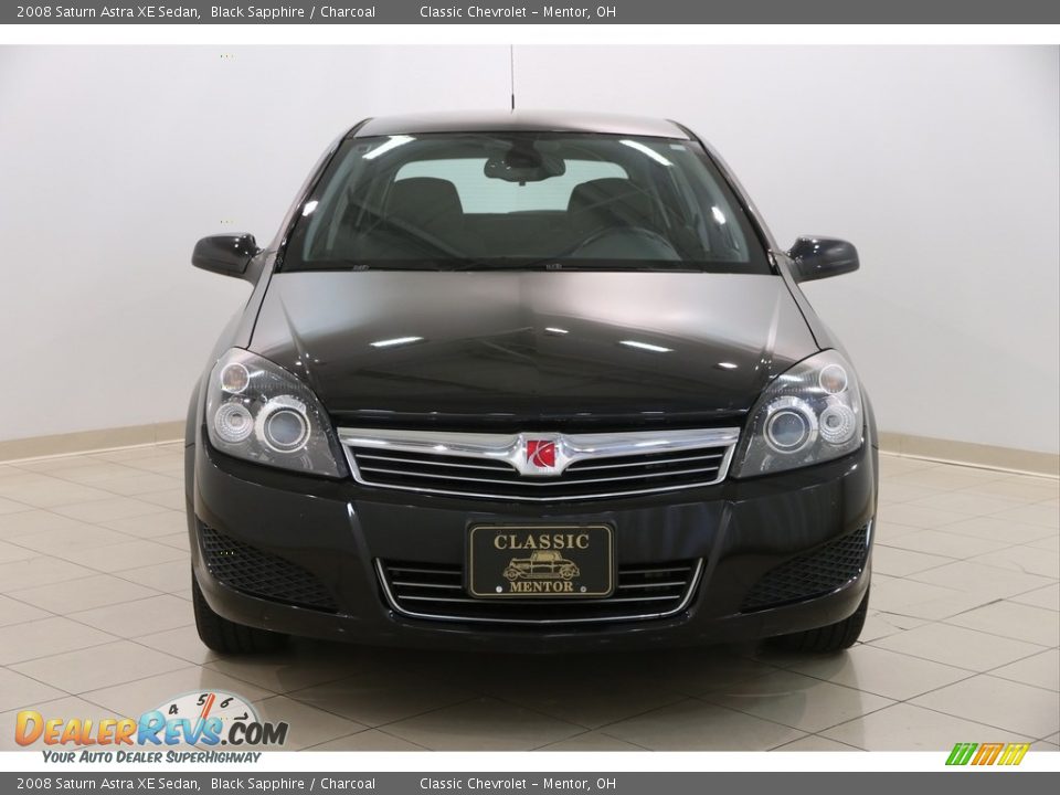 2008 Saturn Astra XE Sedan Black Sapphire / Charcoal Photo #2