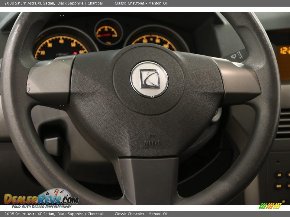 2008 Saturn Astra XE Sedan Black Sapphire / Charcoal Photo #6