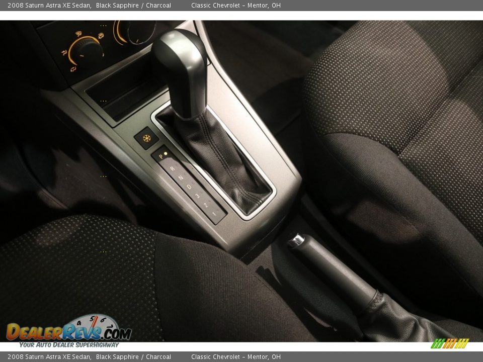 2008 Saturn Astra XE Sedan Black Sapphire / Charcoal Photo #9