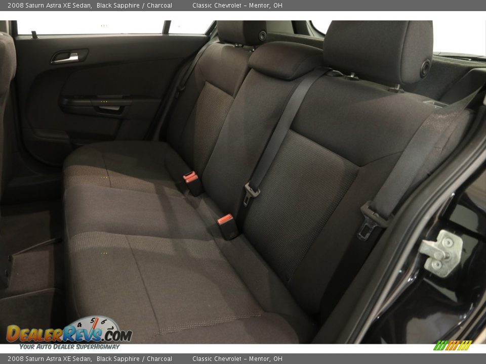 2008 Saturn Astra XE Sedan Black Sapphire / Charcoal Photo #12