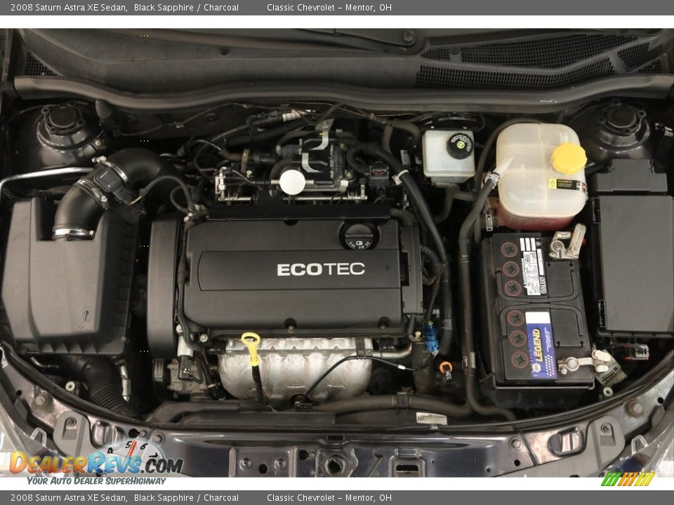 2008 Saturn Astra XE Sedan Black Sapphire / Charcoal Photo #14