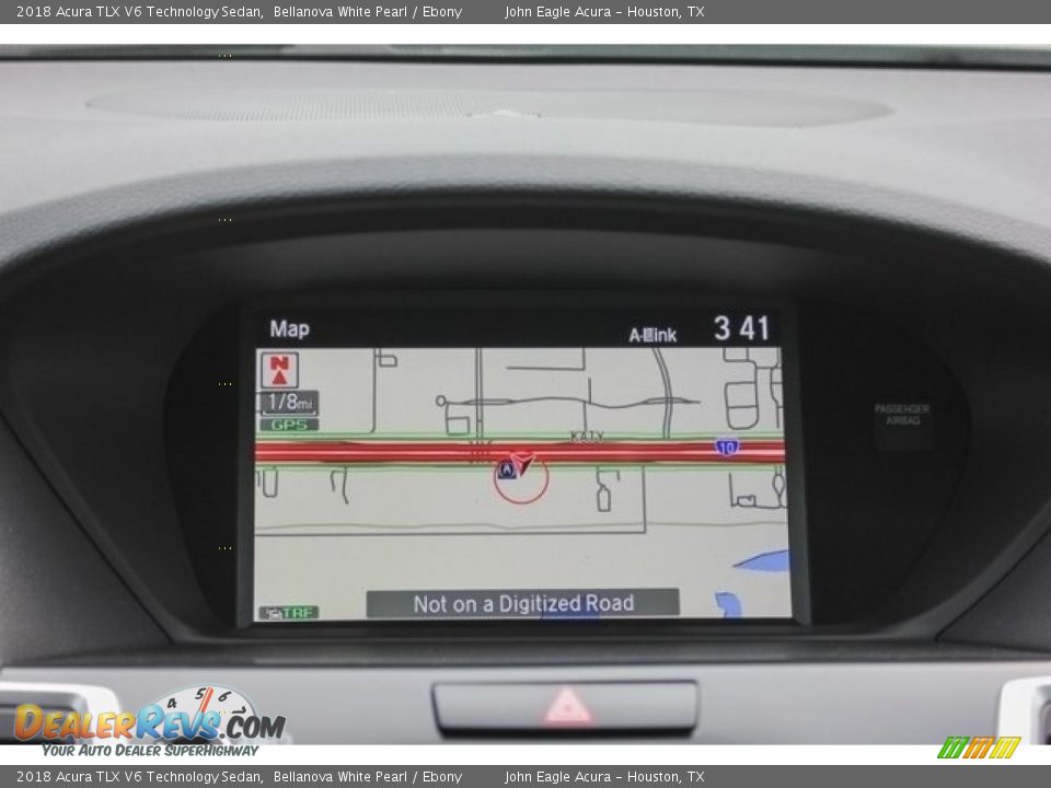2018 Acura TLX V6 Technology Sedan Bellanova White Pearl / Ebony Photo #27