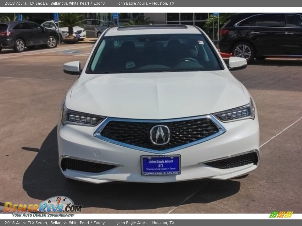 2018 Acura TLX Sedan Bellanova White Pearl / Ebony Photo #2
