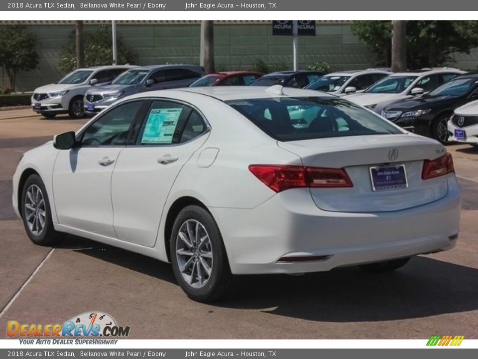 2018 Acura TLX Sedan Bellanova White Pearl / Ebony Photo #5