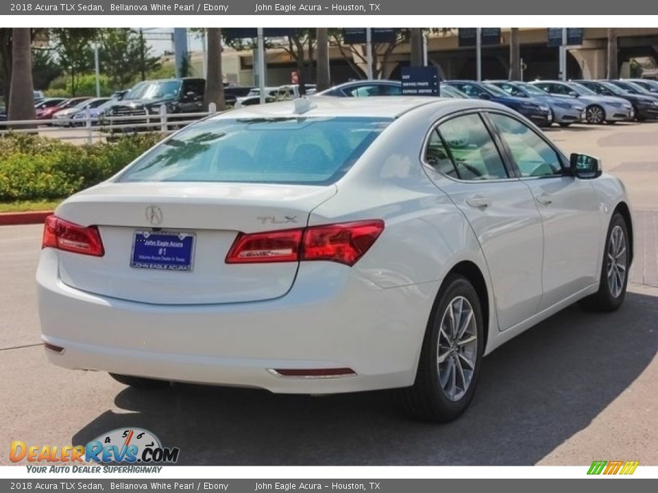 2018 Acura TLX Sedan Bellanova White Pearl / Ebony Photo #7