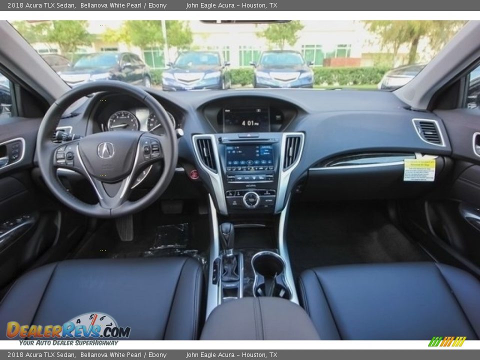 2018 Acura TLX Sedan Bellanova White Pearl / Ebony Photo #9