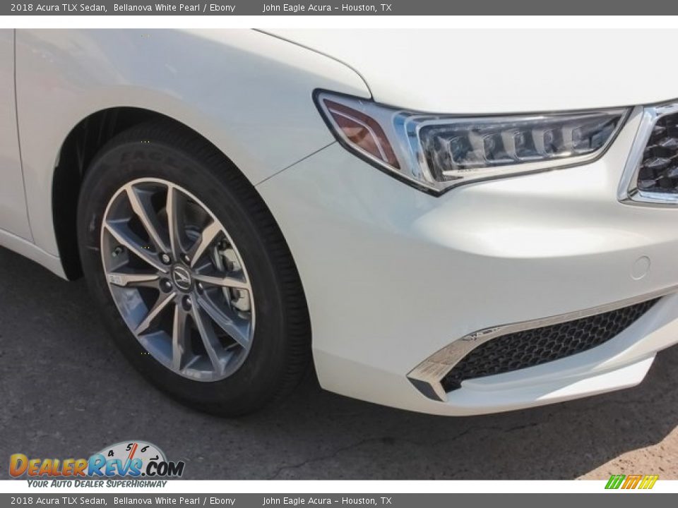 2018 Acura TLX Sedan Bellanova White Pearl / Ebony Photo #10