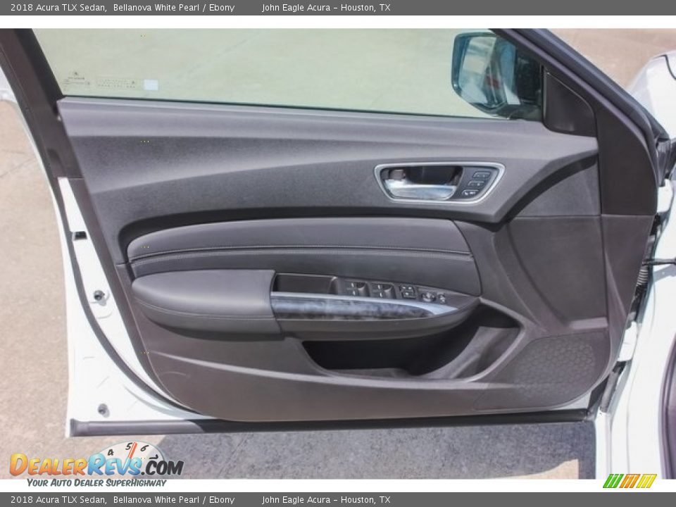 2018 Acura TLX Sedan Bellanova White Pearl / Ebony Photo #12