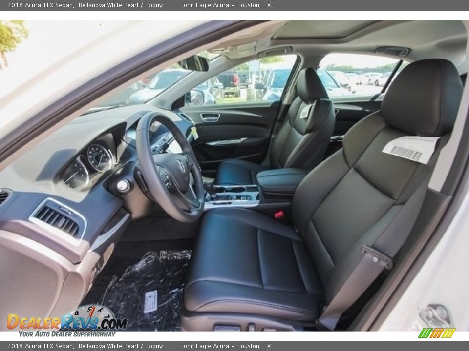 2018 Acura TLX Sedan Bellanova White Pearl / Ebony Photo #15
