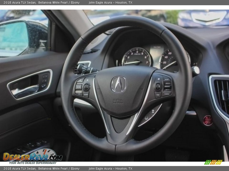 2018 Acura TLX Sedan Bellanova White Pearl / Ebony Photo #25