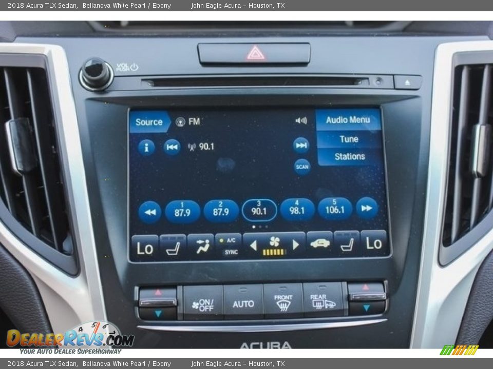 2018 Acura TLX Sedan Bellanova White Pearl / Ebony Photo #28