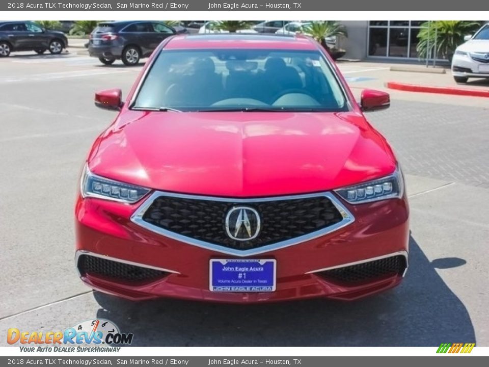 2018 Acura TLX Technology Sedan San Marino Red / Ebony Photo #2