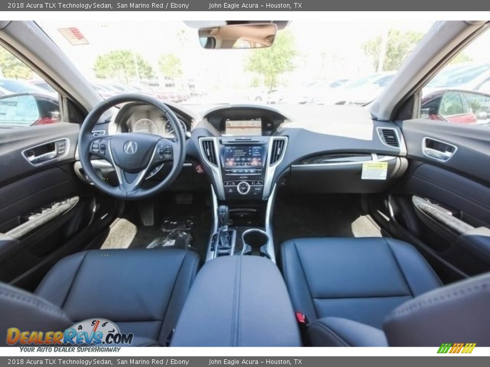 2018 Acura TLX Technology Sedan San Marino Red / Ebony Photo #9