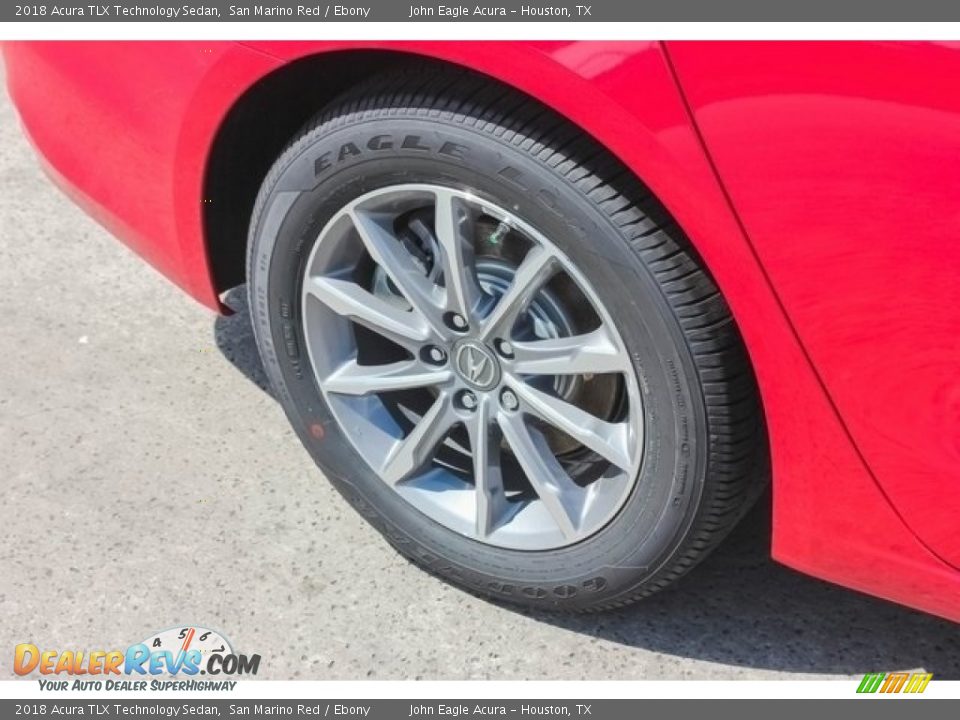2018 Acura TLX Technology Sedan San Marino Red / Ebony Photo #12