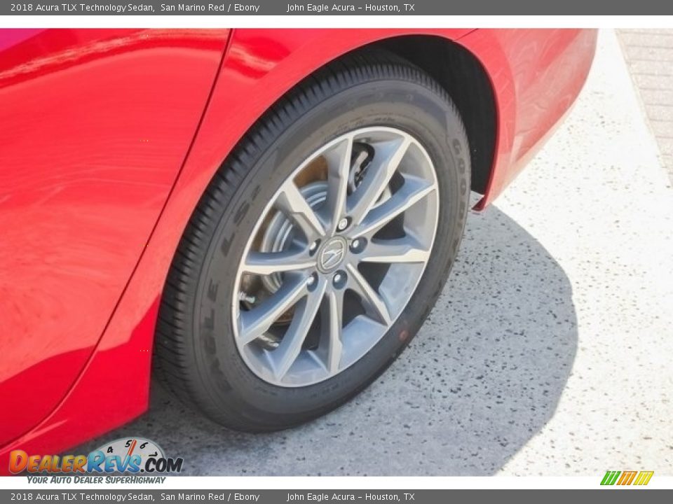 2018 Acura TLX Technology Sedan San Marino Red / Ebony Photo #13