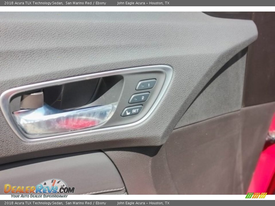 2018 Acura TLX Technology Sedan San Marino Red / Ebony Photo #15