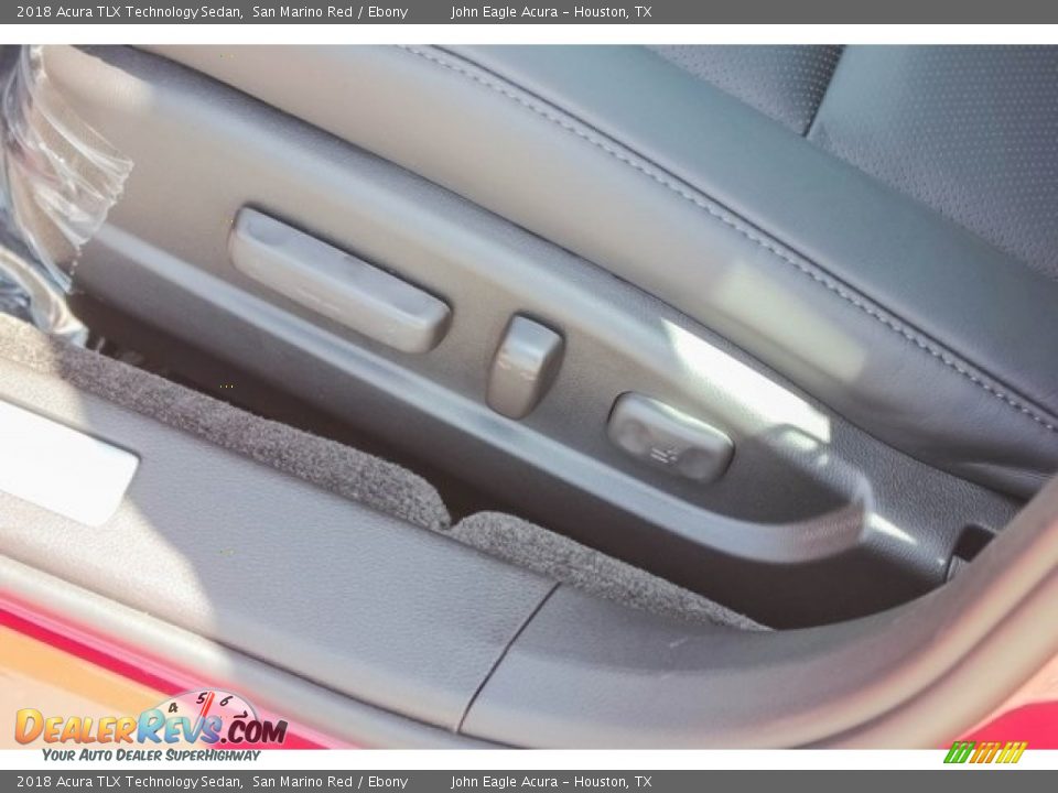 2018 Acura TLX Technology Sedan San Marino Red / Ebony Photo #17