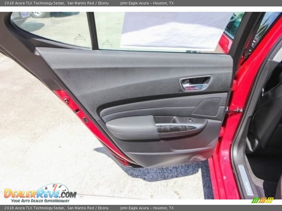 2018 Acura TLX Technology Sedan San Marino Red / Ebony Photo #20