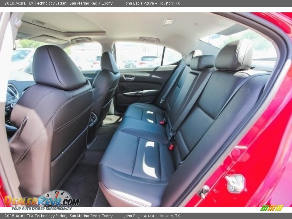2018 Acura TLX Technology Sedan San Marino Red / Ebony Photo #21