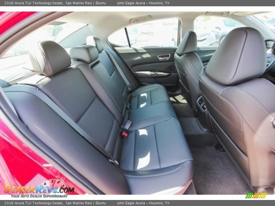 2018 Acura TLX Technology Sedan San Marino Red / Ebony Photo #24