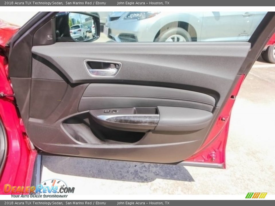 2018 Acura TLX Technology Sedan San Marino Red / Ebony Photo #25