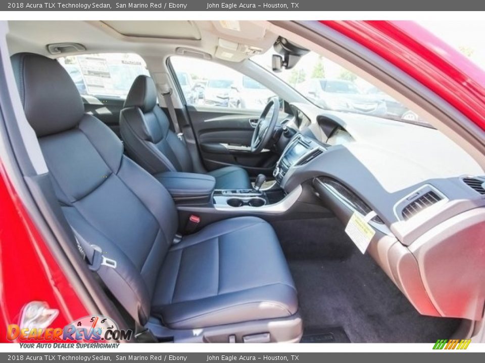 2018 Acura TLX Technology Sedan San Marino Red / Ebony Photo #26