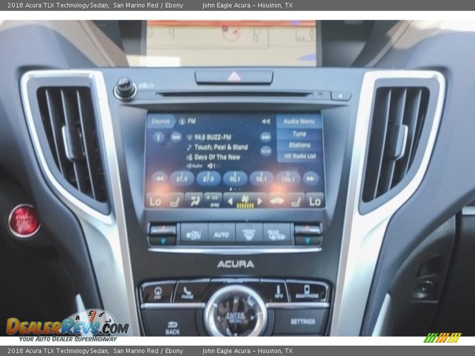 2018 Acura TLX Technology Sedan San Marino Red / Ebony Photo #31