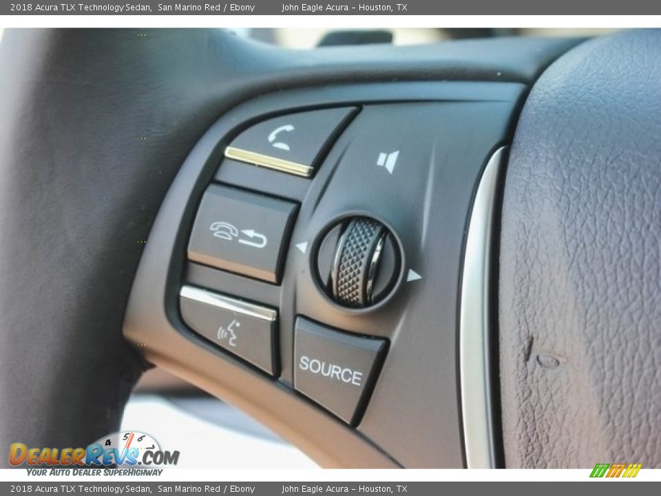 2018 Acura TLX Technology Sedan San Marino Red / Ebony Photo #35