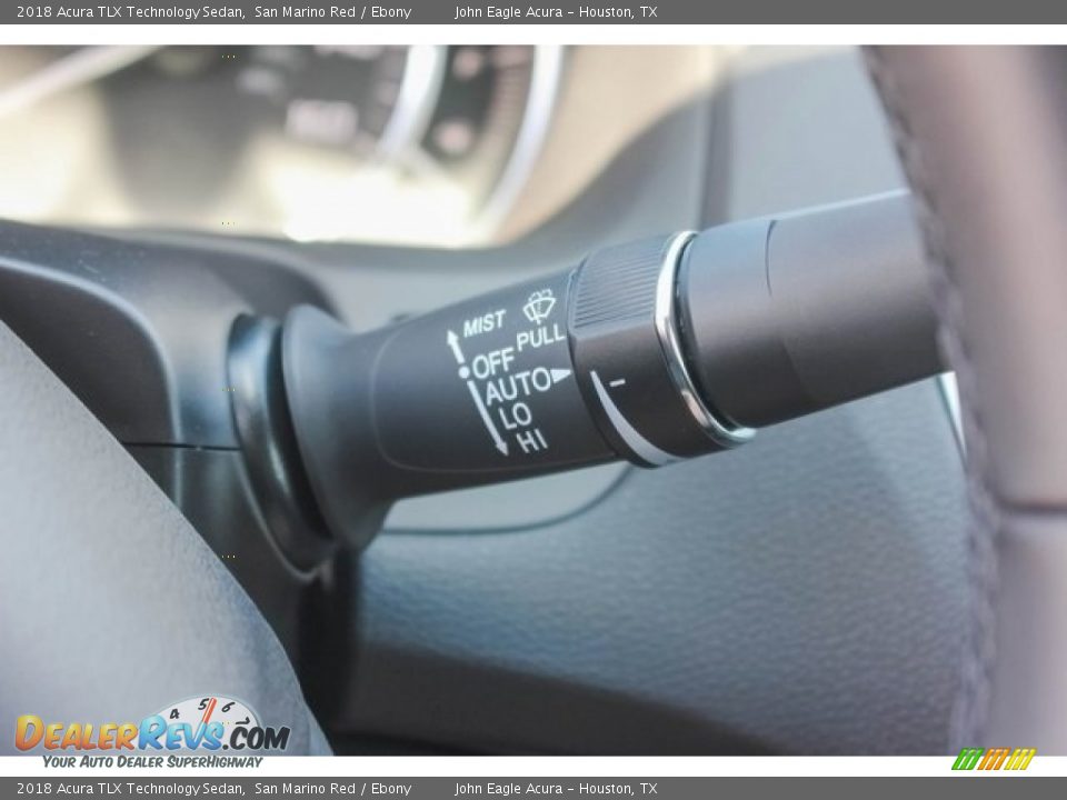 2018 Acura TLX Technology Sedan San Marino Red / Ebony Photo #36