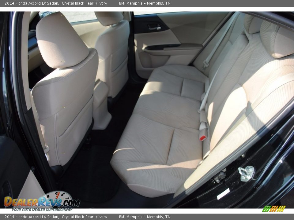 2014 Honda Accord LX Sedan Crystal Black Pearl / Ivory Photo #23