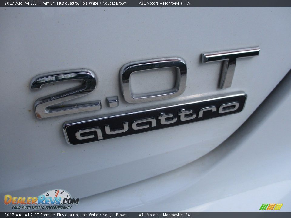 2017 Audi A4 2.0T Premium Plus quattro Ibis White / Nougat Brown Photo #5