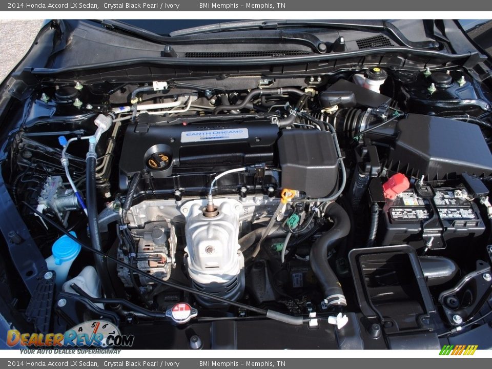 2014 Honda Accord LX Sedan Crystal Black Pearl / Ivory Photo #29