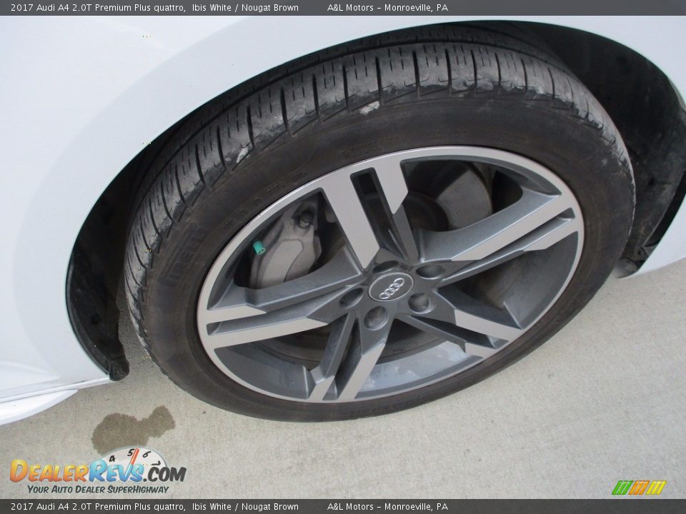 2017 Audi A4 2.0T Premium Plus quattro Ibis White / Nougat Brown Photo #6
