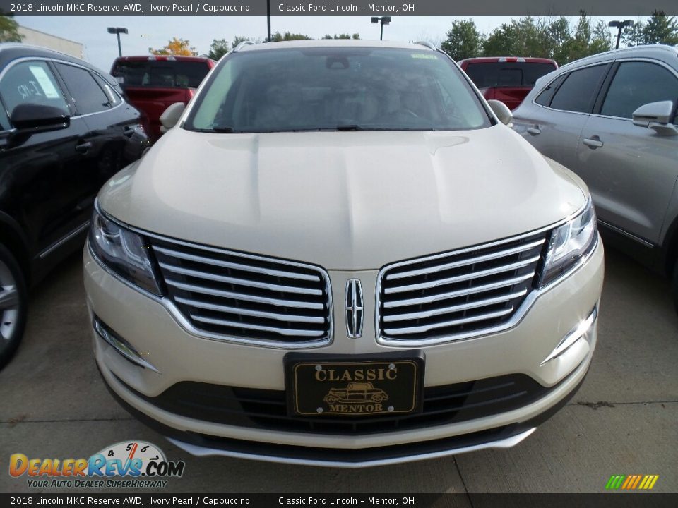 2018 Lincoln MKC Reserve AWD Ivory Pearl / Cappuccino Photo #2