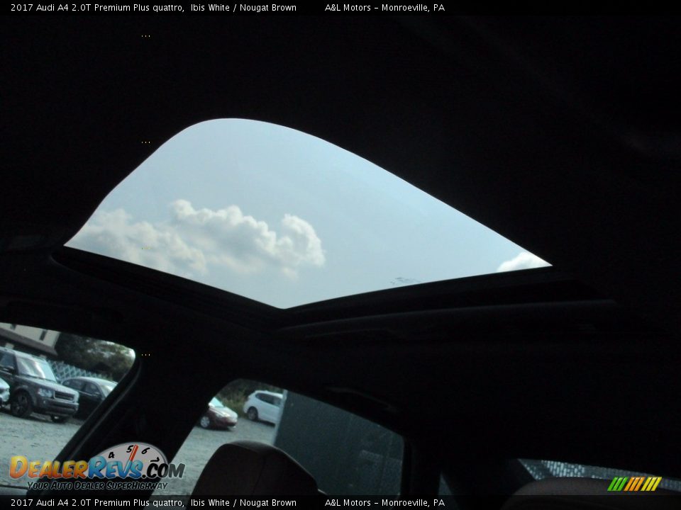 2017 Audi A4 2.0T Premium Plus quattro Ibis White / Nougat Brown Photo #11