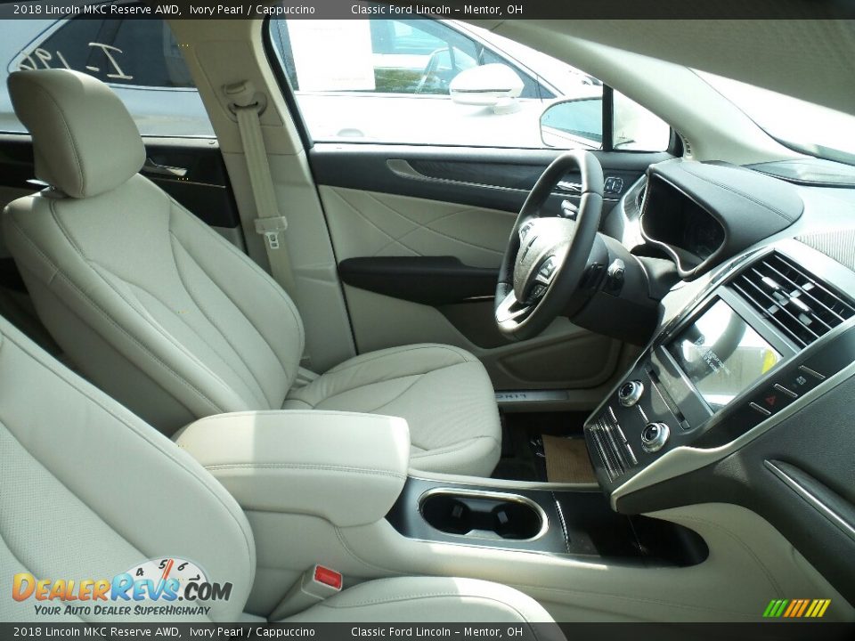 2018 Lincoln MKC Reserve AWD Ivory Pearl / Cappuccino Photo #4