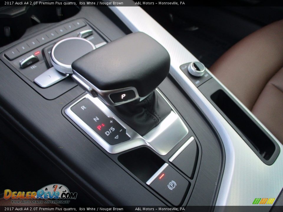 2017 Audi A4 2.0T Premium Plus quattro Ibis White / Nougat Brown Photo #15