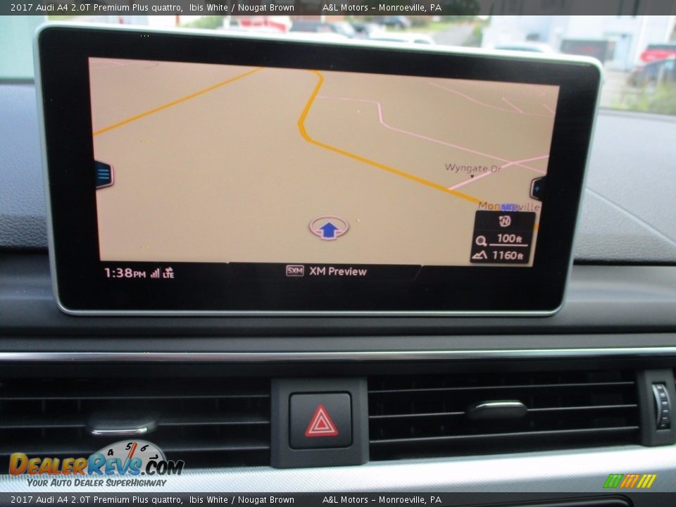 2017 Audi A4 2.0T Premium Plus quattro Ibis White / Nougat Brown Photo #16