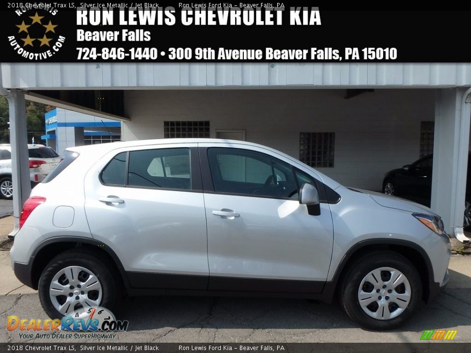 2018 Chevrolet Trax LS Silver Ice Metallic / Jet Black Photo #1