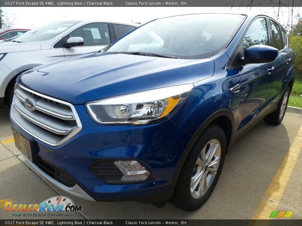 2017 Ford Escape SE 4WD Lightning Blue / Charcoal Black Photo #1