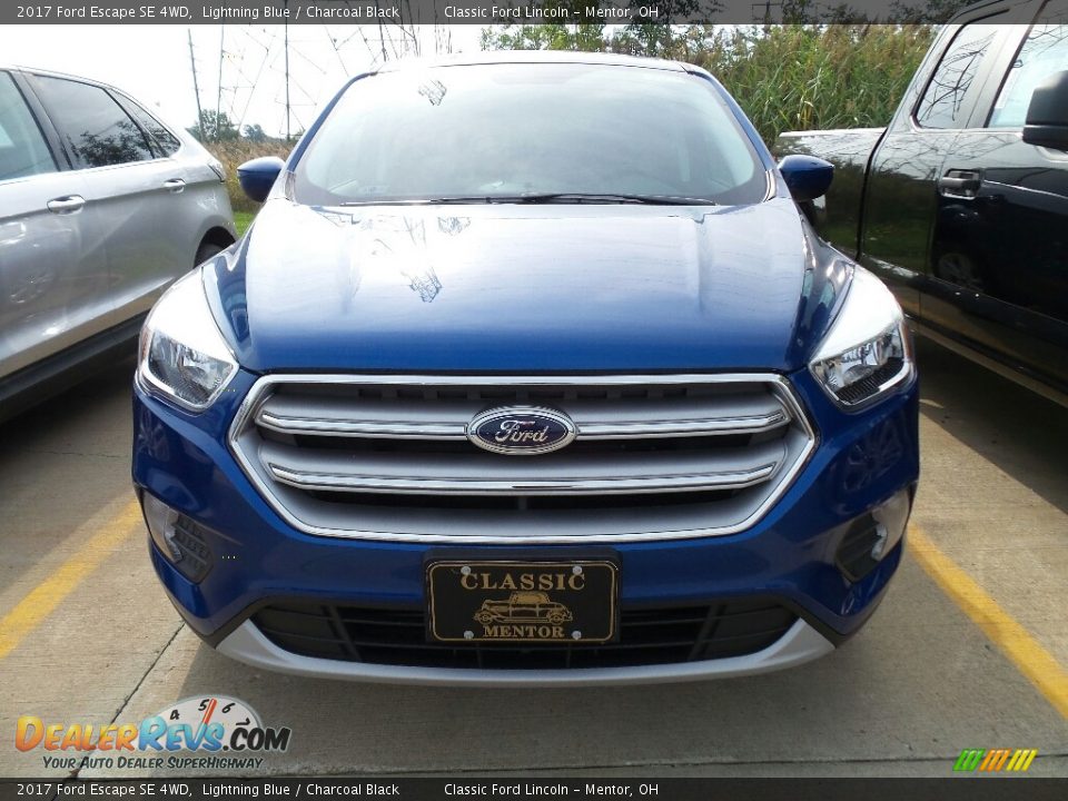 2017 Ford Escape SE 4WD Lightning Blue / Charcoal Black Photo #3