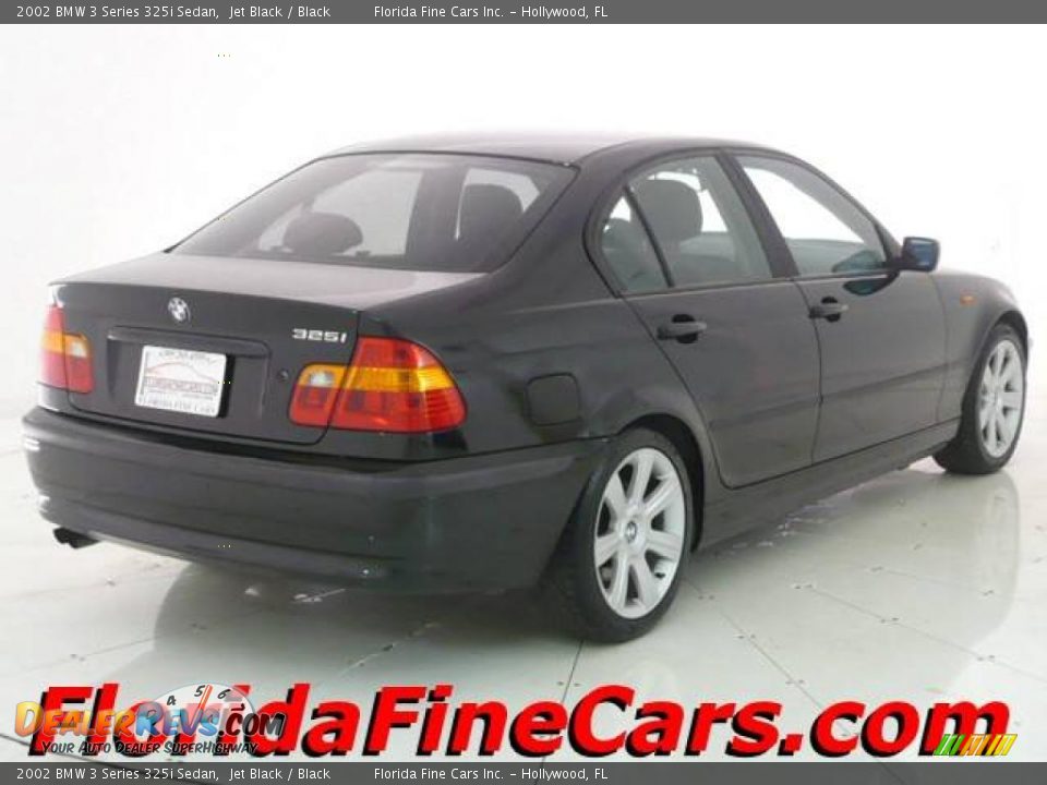 2002 BMW 3 Series 325i Sedan Jet Black / Black Photo #2