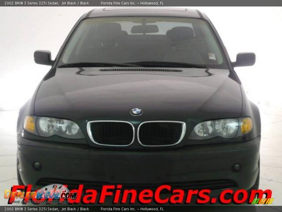 2002 BMW 3 Series 325i Sedan Jet Black / Black Photo #5