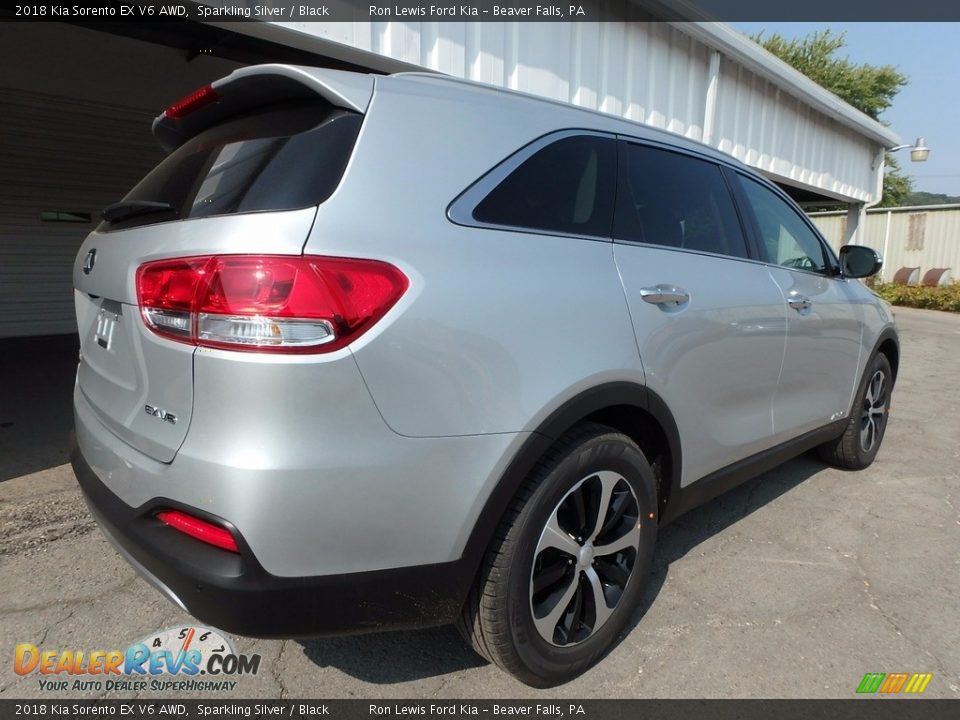 2018 Kia Sorento EX V6 AWD Sparkling Silver / Black Photo #2