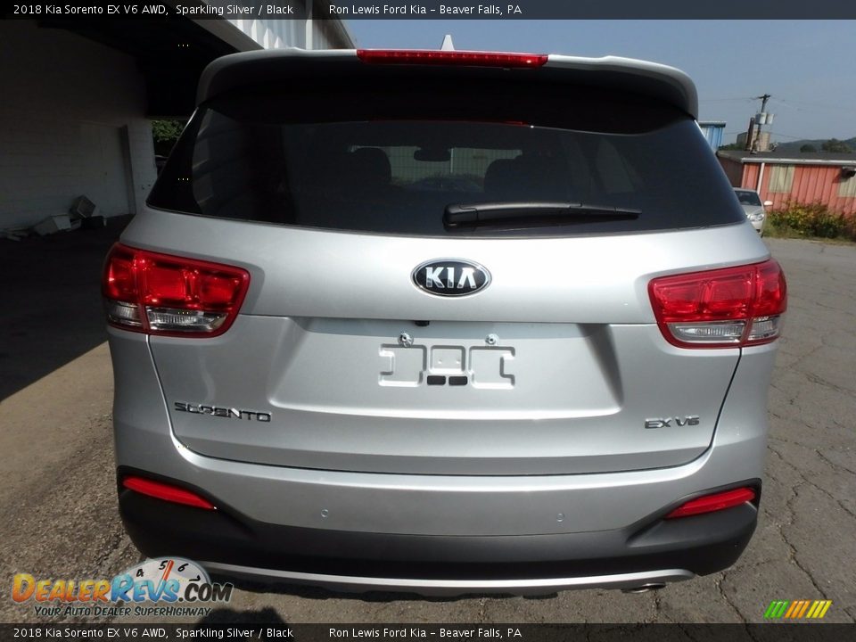 2018 Kia Sorento EX V6 AWD Sparkling Silver / Black Photo #3