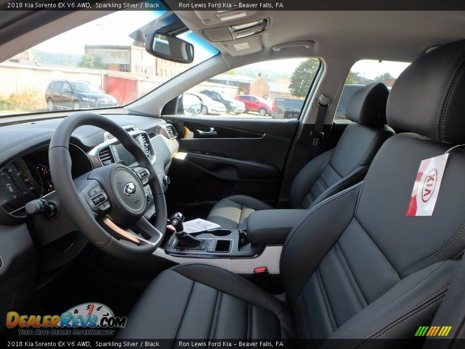 Black Interior - 2018 Kia Sorento EX V6 AWD Photo #11